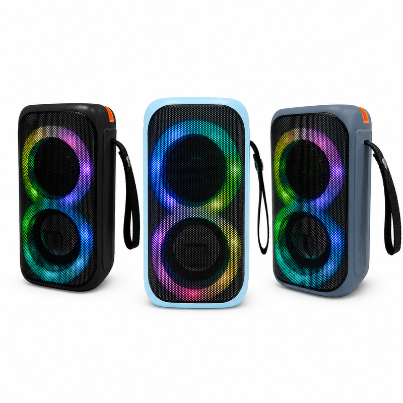 New Se-T23 Portable Bluetooth Speaker Desktop Portable Phone Holder Rgb Light Outdoor Mini Card-Insertable Speaker