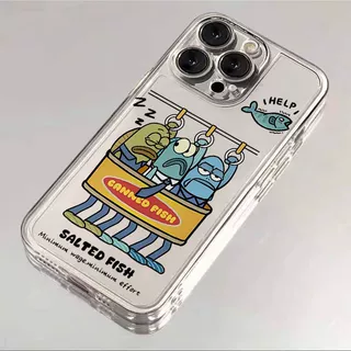 比奇堡鱼适用于苹果17PROMAX手机壳iPhone16全包15小众13软壳11潮