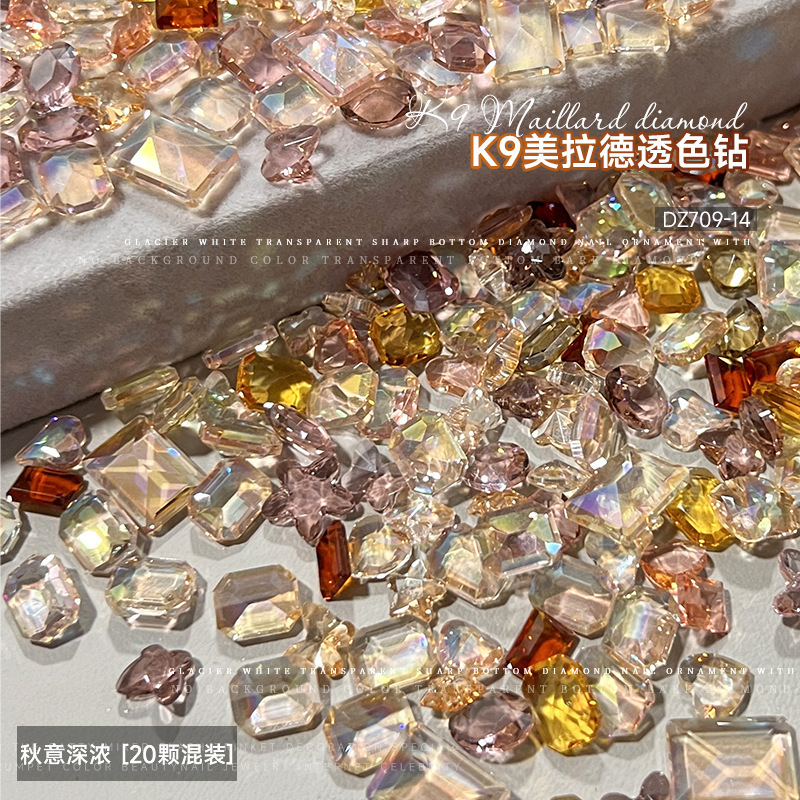 K9 Nail Art Rhinestones, Sparkling Transparent Peach Heart, Butterfly, Long Right-Angle, Rock Candy Shaped Rhinestones, Nail Art Accessories, Ice-Clear Sparkling Rhinestones K9 Nail Art Rhinestones, Sparkling Transparent Peach Heart, Butterfly, Long Right-Angle, Rock Candy Shaped Rhinestones, Nail Art Accessories, Ice-Clear Sparkling Rhinestones