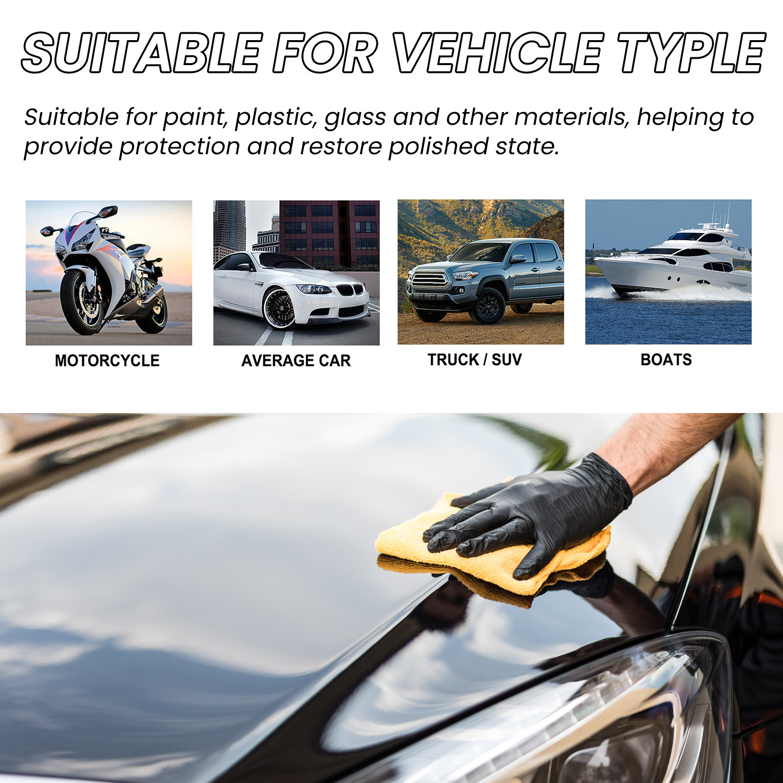 Rayhong Car Scratch Wax Car Paint Scratch Abrasive Polishing Coating Paint Maintenance