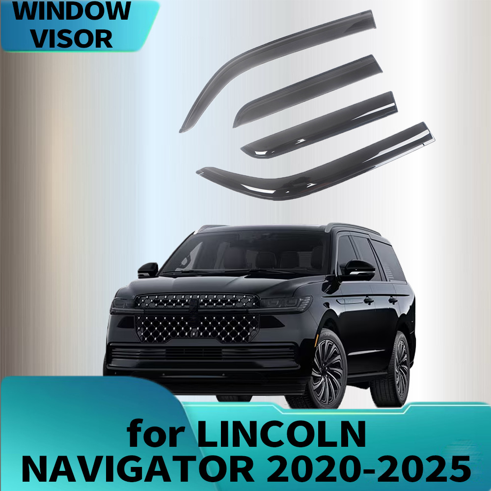 Lincoln For Lincoln LINCOLN NAVIGATOR 2020-2025 Window Visor Rain Guard Deflector (Rain shield) - for-lincoln-navigator-2020-20254pcs