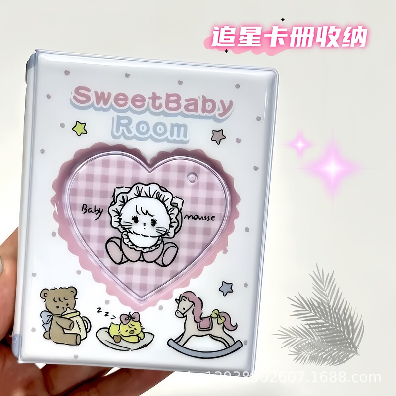 Mikko Collaboration Limited Cute Single Grid Card Album Idol Ins Style 3inch Polaroid Photo Album Photo Storage Album
