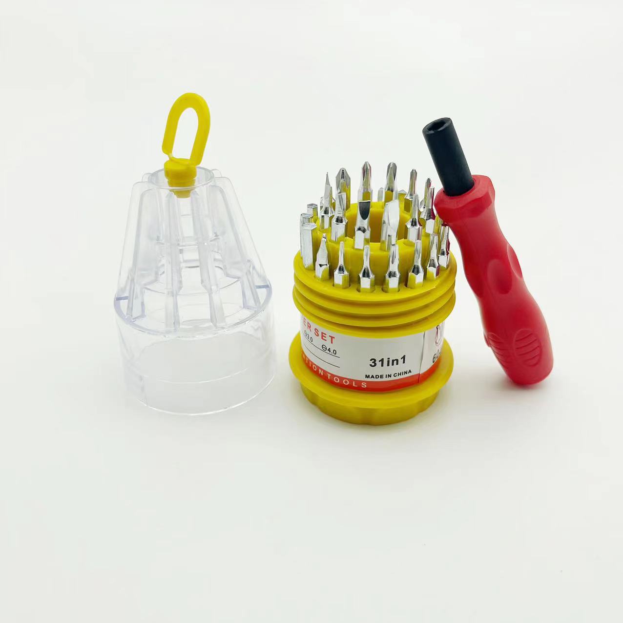 Destornillador 31 en 1 destornillador herramienta de reparación de teléfono móvil cruzado pagoda juego de destornillador multifunción 6036