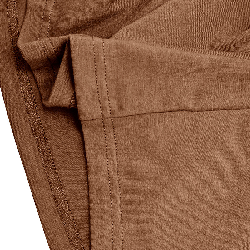 Men's Polo Shirt Long Sleeve Solid Colour Autumn Winter Style_voghion.com