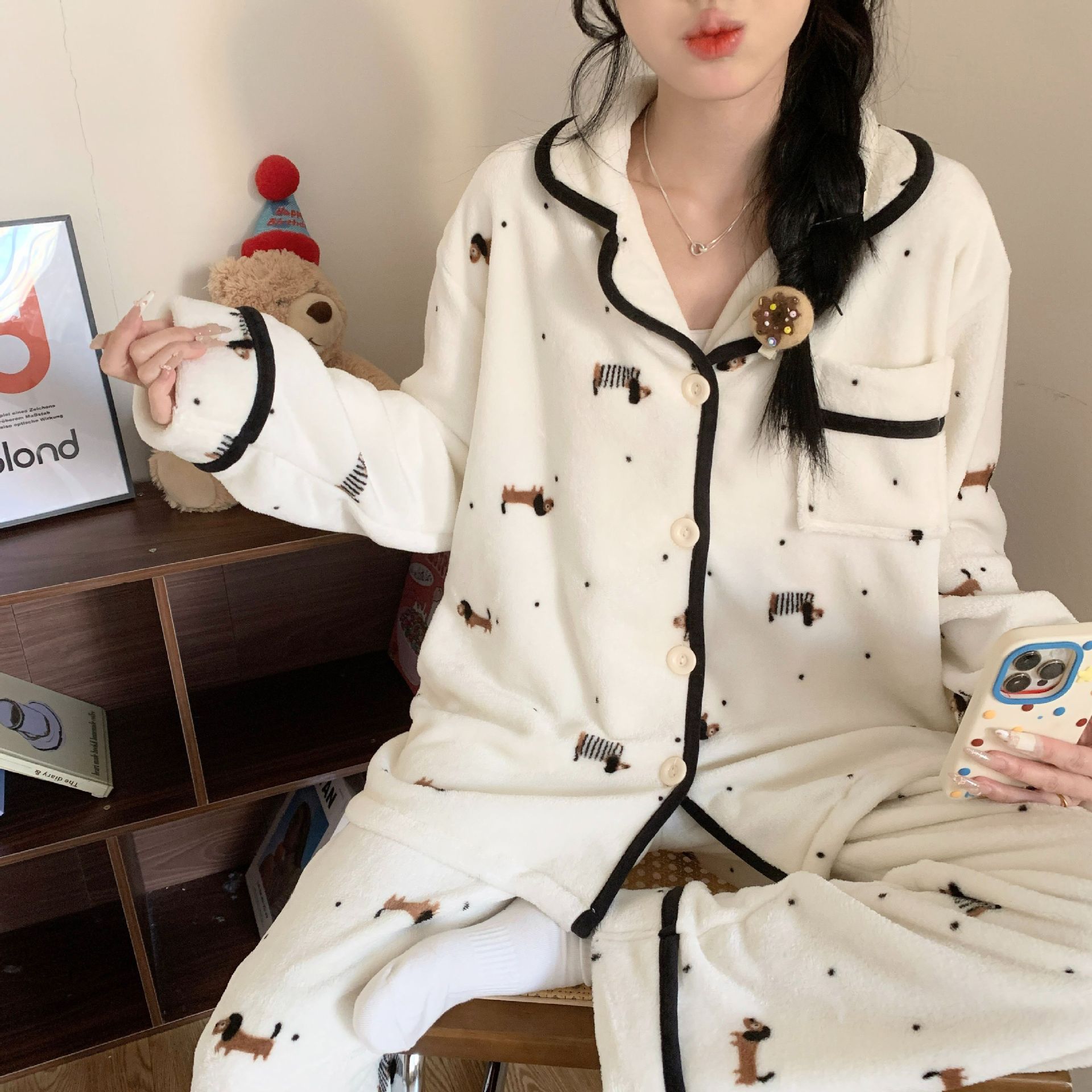 9821#条纹腊肠狗