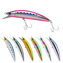 Wholesale Luya bait long-range submersible minnow fake bait 28g/90mm freshwater sea fishing shore fishing perch 9059