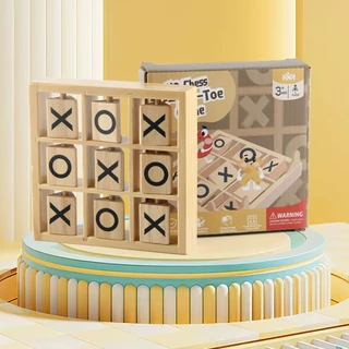 儿童益智趣味亲子互动双人对战XO棋井字棋逻辑思维桌面幼儿园玩具