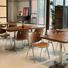 网红咖啡厅桌椅组合奶茶店甜品店休闲桌椅轻食店西餐厅椅子商用