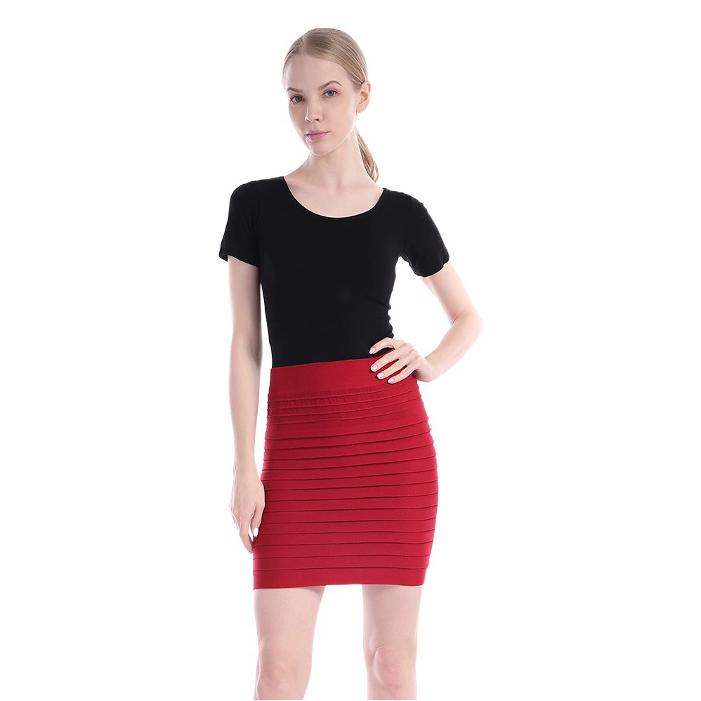 Женская Самая продаваемая короткая юбка Joker для внешней торговли, юбка на бедрах конфетного цвета, высокая талия, половина длины, юбка без бретелек из двух предметов одежды, Заводской магазин