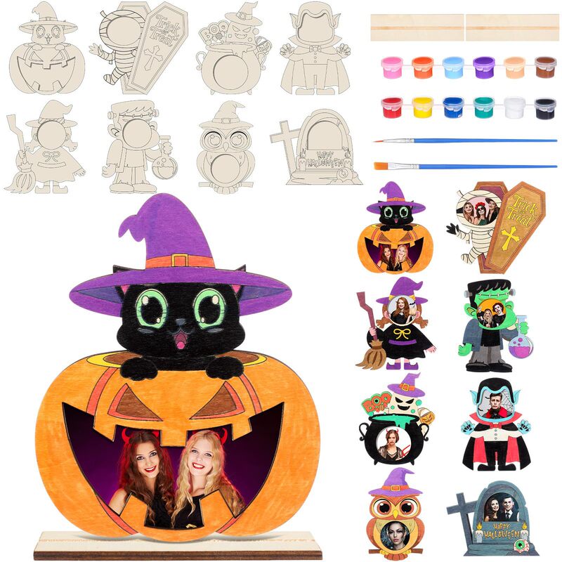 Amazon Wooden Halloween Pumpkin Wooden Craft Photo Frame Home Decoration Ghost Festival Carnival Night Black Cat Decorative Sign Amazon Wooden Halloween Pumpkin Wooden Craft Photo Frame Home Decoration Ghost Festival Carnival Night Black Cat Decorative Sign