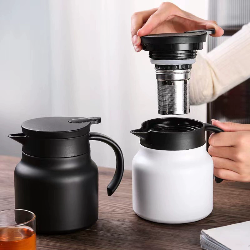Крупный чайник из нержавеющей стали для домашнего использования, вакуумный перьевой