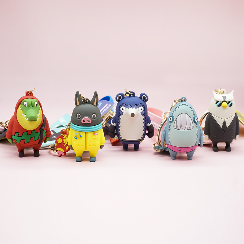 正版授权闪电宅急送卡通钥匙扣挂件 动物可爱汽车钥匙扣挂件礼品