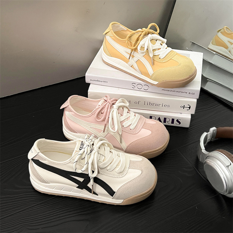Commuter Classic Retro Yellow Platform Training Shoes Women's Shoes 2025 New Summer Light Casual Forrest Gump Shoes Sneakers