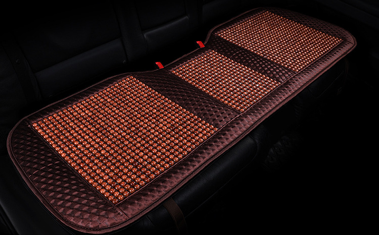 Car Wooden Bead Cushion Summer Half-Pack Seat Cover Four-Season Universal Ventilated Breathable Summer Cooling Cushion Bead Seat Cushion