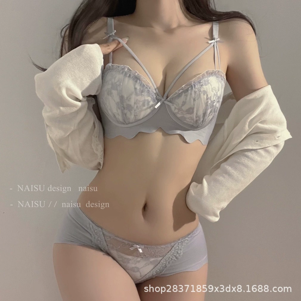Push-up Wireless Lace Bra, Supportive Women's Bralette, 32/70–38/85, Multiple Colors