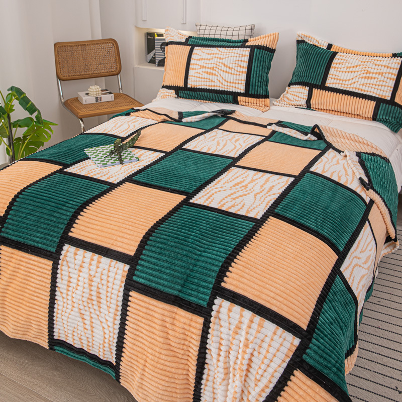 녹색 낙타 격자 무늬