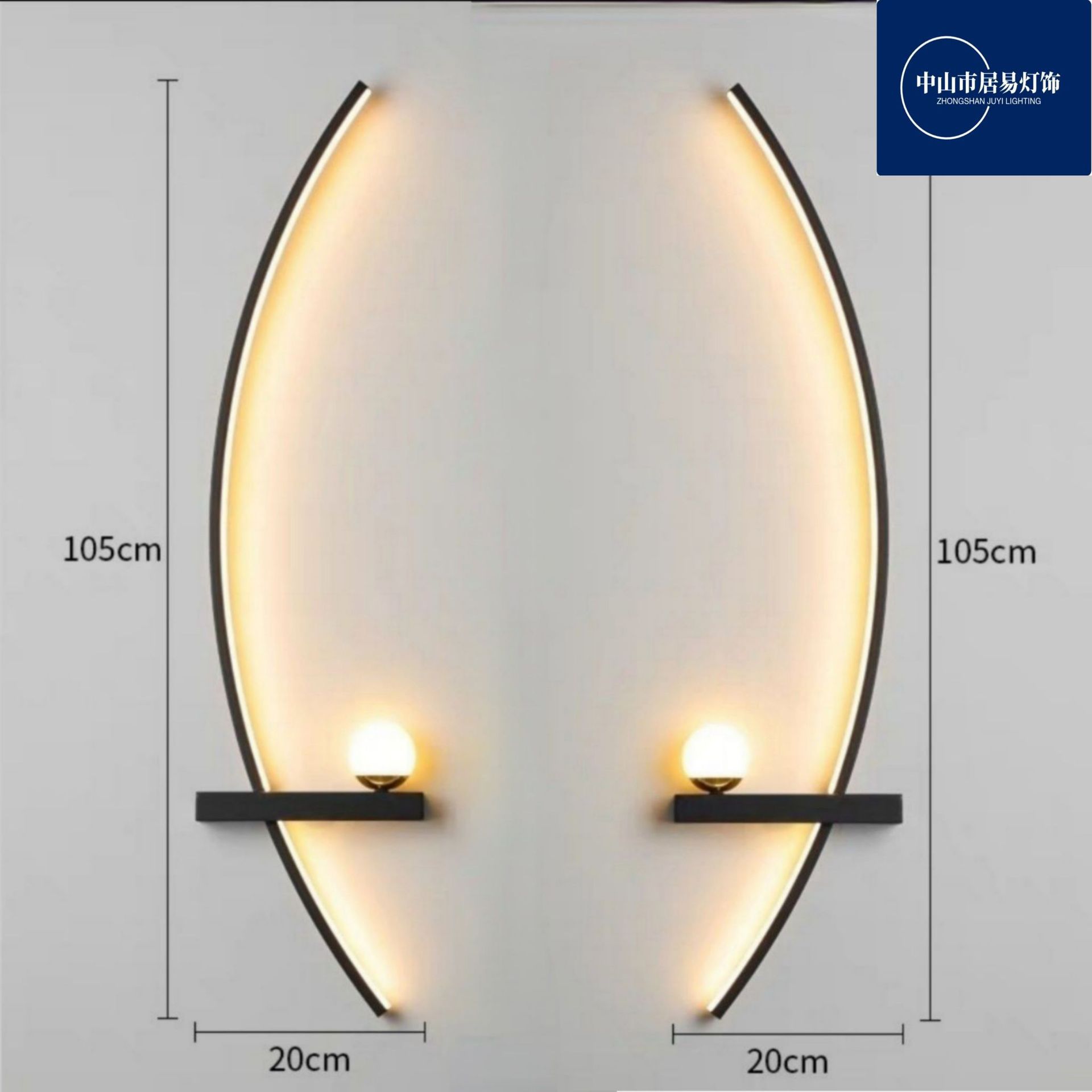 lámpara de pared lujosa sala de estar TV pared de fondo lámpara de pared 2023 nueva moderna simple simple lámpara de parrilla decorativa larga