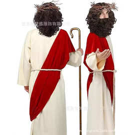 新款中世纪传教士服装cos古罗马希腊国王武士服古罗马武士服