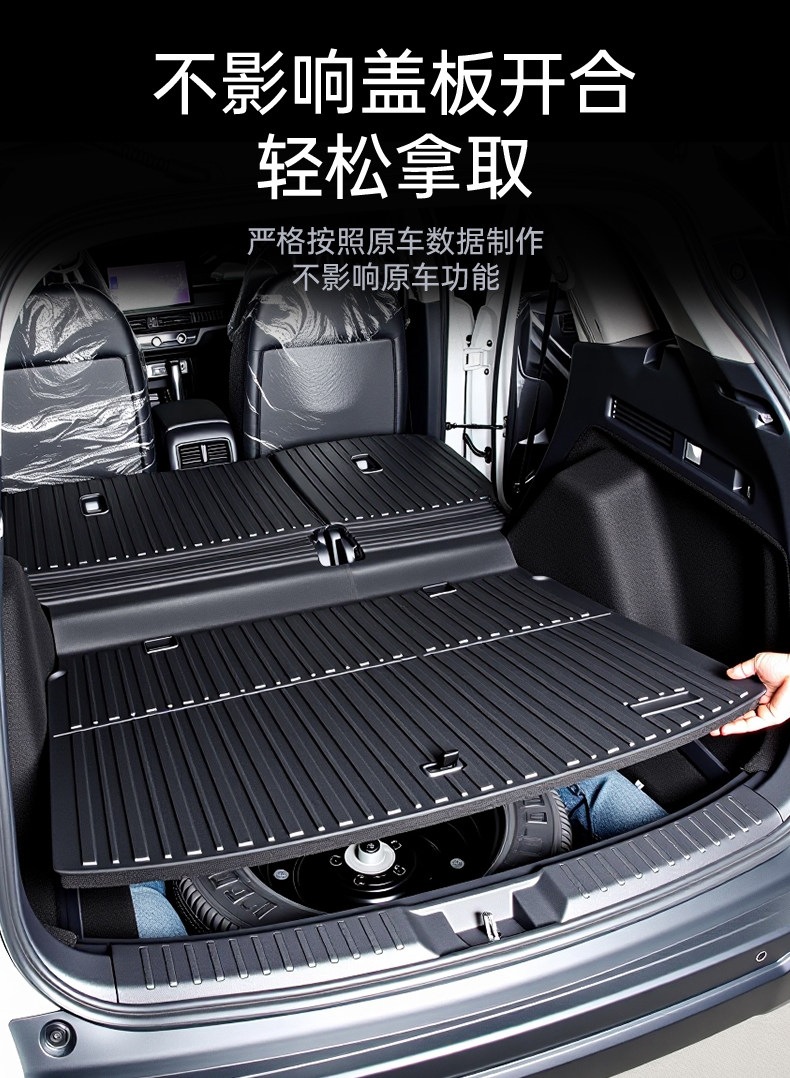 Suitable for 2026 Dongfeng Honda CRV trunk mat TPE floor mat accessories, complete set of interior decoration items 2524