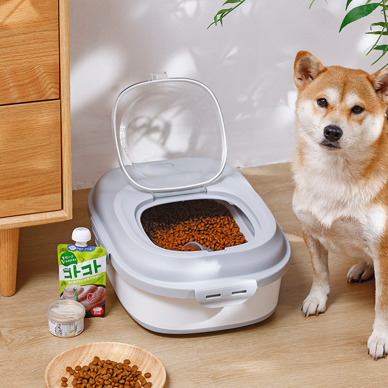barril de alimento para perros para mascotas a prueba de humedad a prueba de insectos sellado barril de almacenamiento de granos de gran capacidad plegable barril de arroz barril de harina barril de almacenamiento de granos