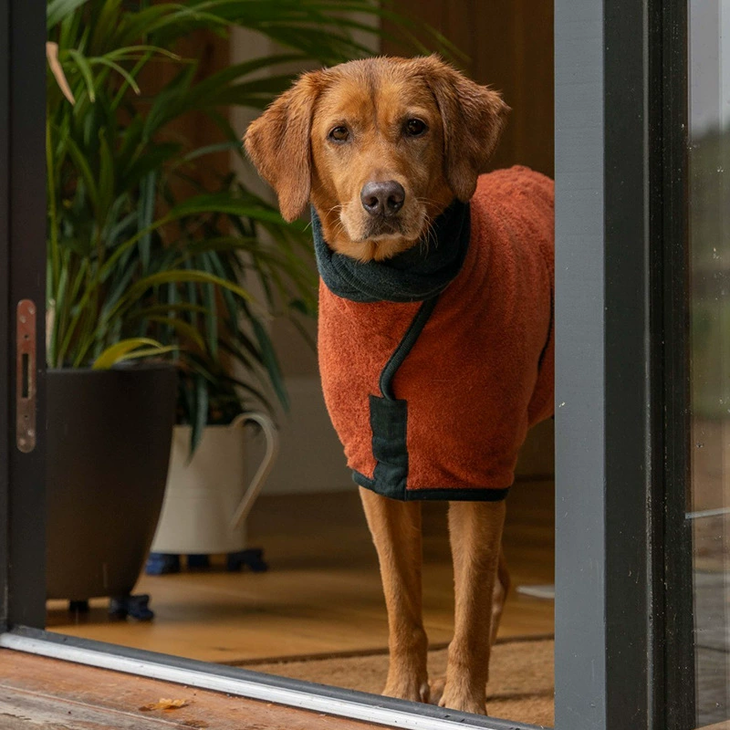 Хит продаж на Amazon: фабричный халат для сушки шерсти животных (собак и кошек) с высокой впитываемостью, для использования в праздничный период.