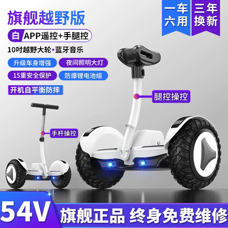 Самобалансирующийся скутер, два колеса, варианты 36/54V, пульт/Bluetooth, внедорожные варианты