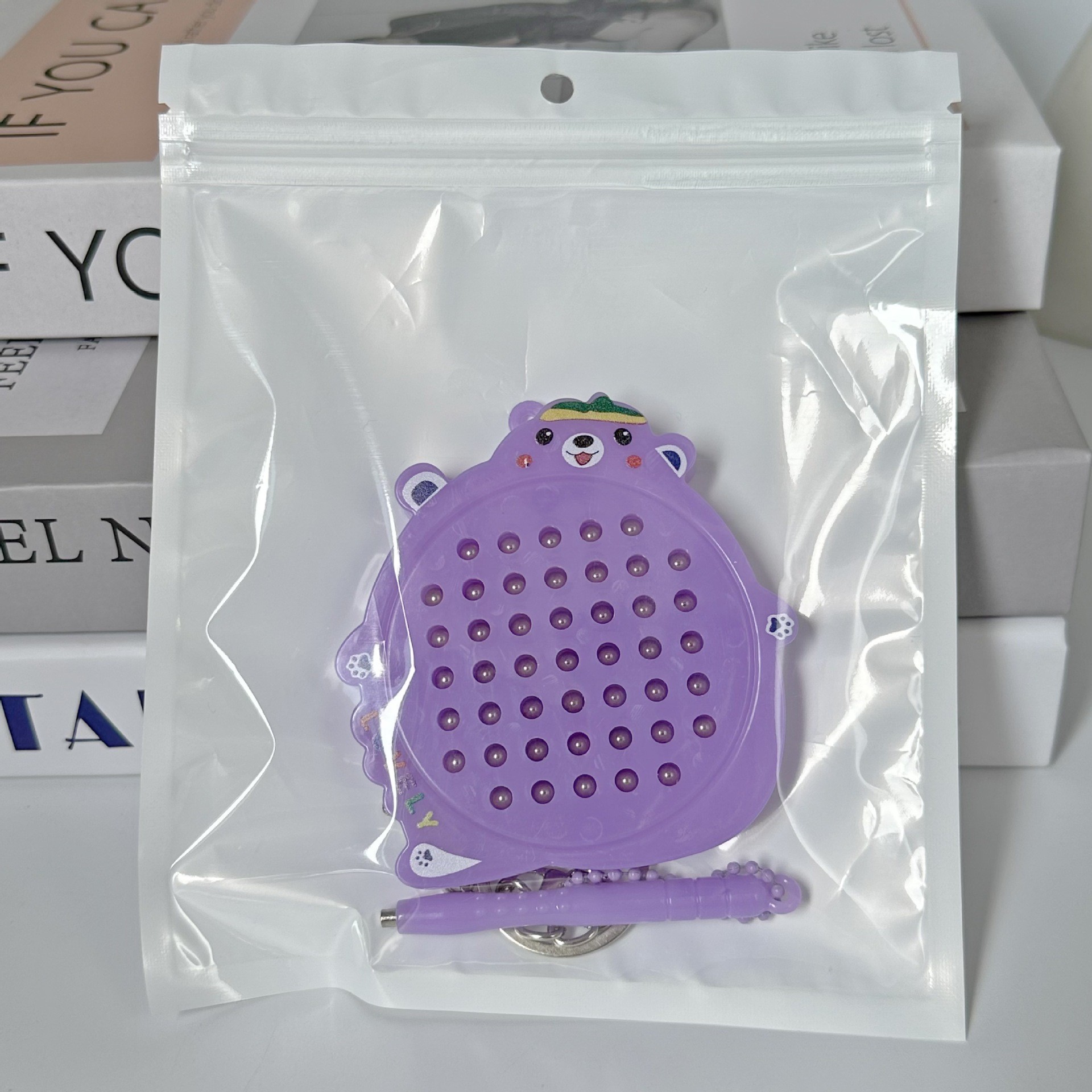 Laberinto de bolas de acero de absorción tablero de dibujo de bolas de paseo juguetes de rompecabezas para niños entrenamiento de fuerza de concentración pequeña bolas colgantes al por mayor