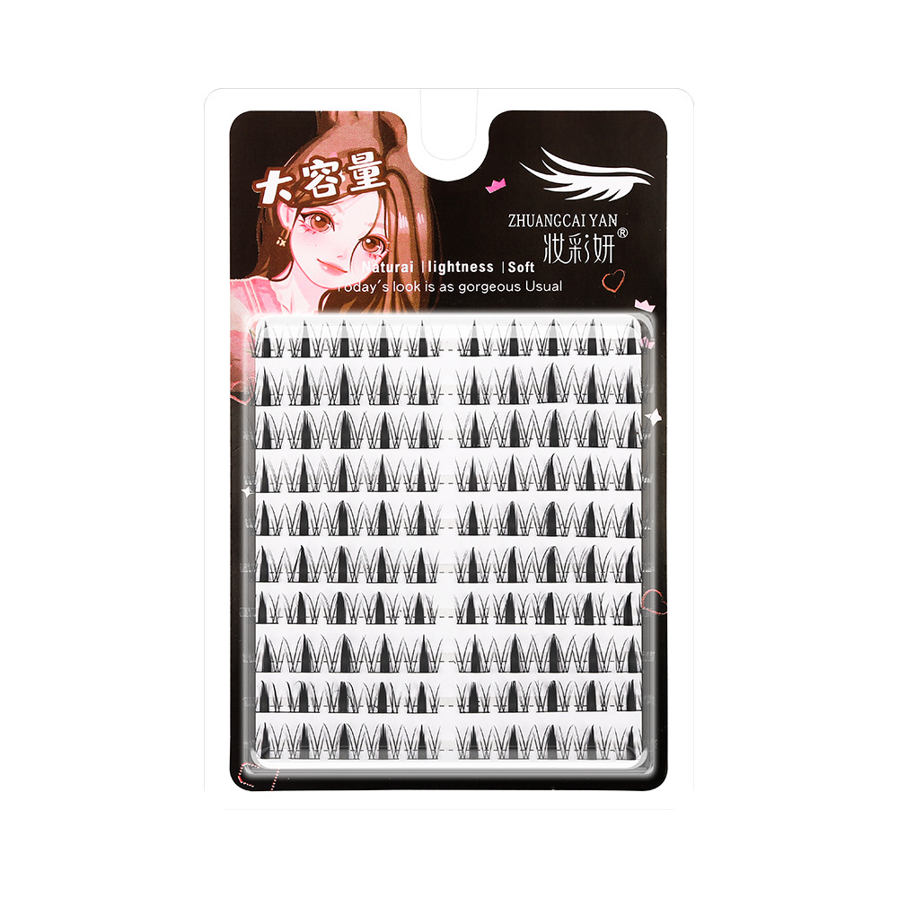 Las pestañas falsas de conejo de gran capacidad, las pestañas naturales, las pestañas de bambú, las pestañas dulces, la trilogía de las chicas.