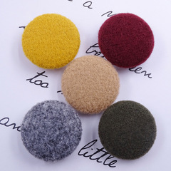 毛呢大號羊絨大衣布包扣子高檔女扣風衣外套包布紐扣圓形裝飾鈕扣