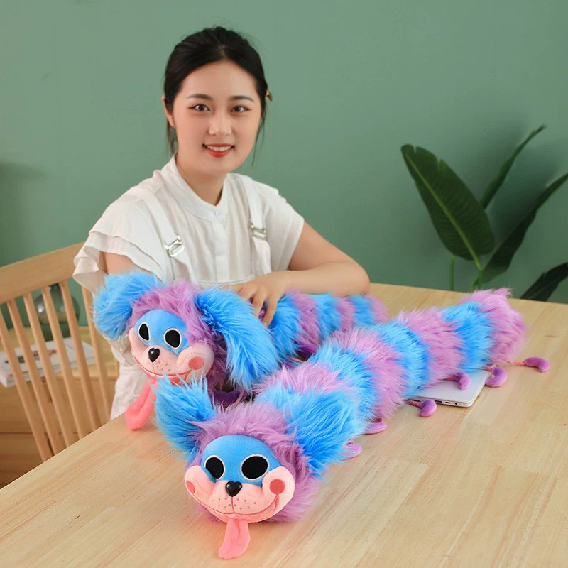 Кукла, плюшивая забавная игрушка, подушка, гусеница