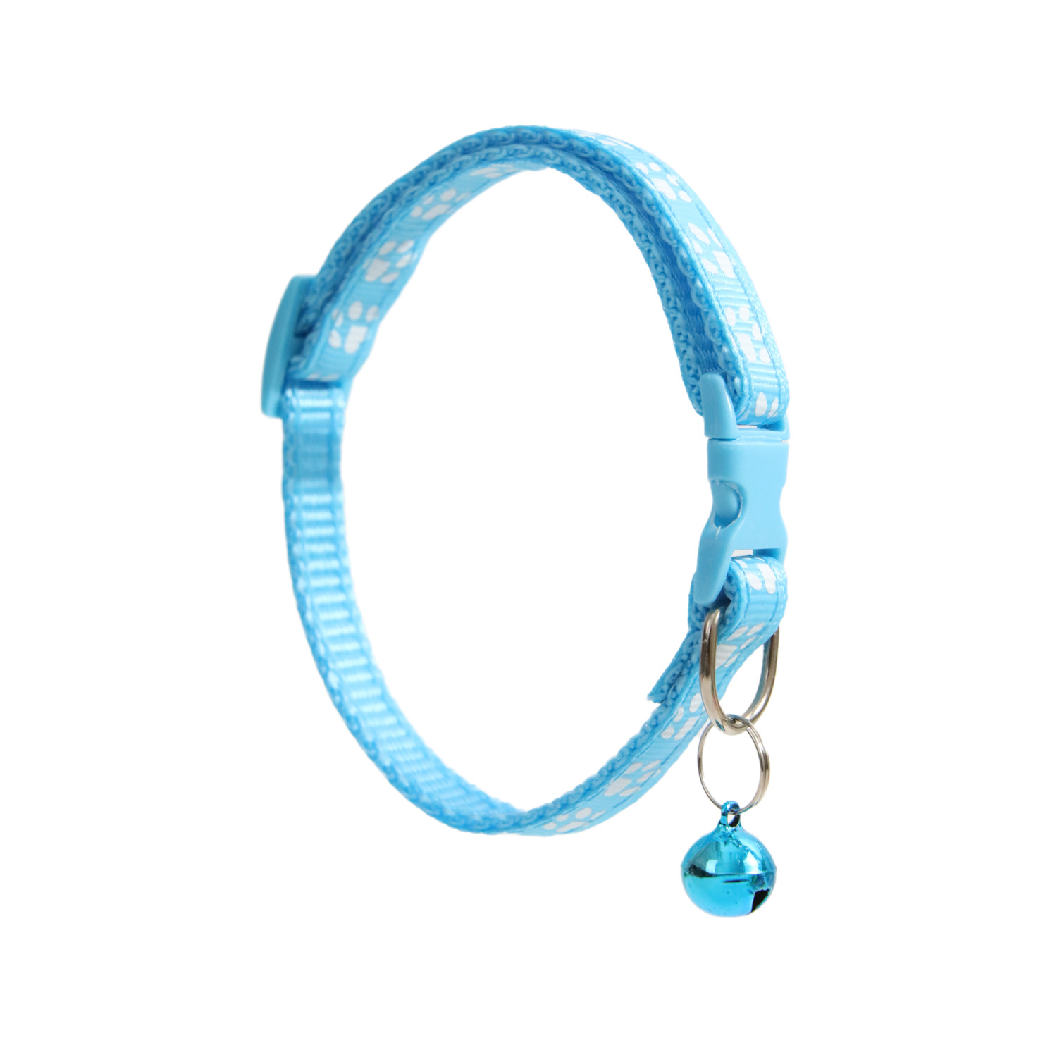 Gran cantidad de stock al por mayor precio especial parche de huella campana collar para mascotas collar para gatos collar para mascotas collar transfronterizo