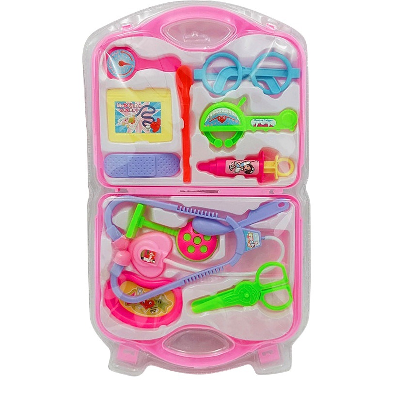 Children play house little doctor toy boys and girls storage box Medical Equipment receiver toy suit gift