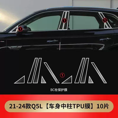 Audi Q5 Interior Protective Film: Car interior film - 21-25-q5l-center-column-membrane