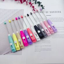 串珠美工刀便携式穿珠伸缩快递笔刀珠彩刀锋裁剪工具学校美术办公