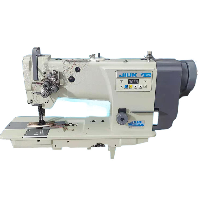 Hailing 20618 aguja doble aguja de tres pasos medio grueso material síncrono máquina de coser plana máquina de coser industrial