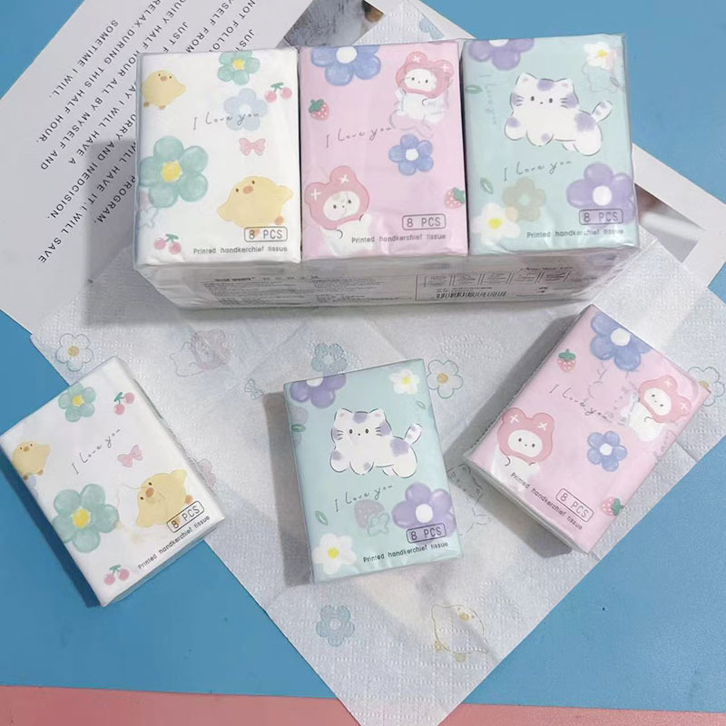 Printed Handkerchief Paper Meimei Rabbit Printed Paper Towel Student Portable Small Bag Facial Tissue Toilet Paper Napkin Toilet Paper Printed Handkerchief Paper Meimei Rabbit Printed Paper Towel Student Portable Small Bag Facial Tissue Toilet Paper Napkin Toilet Paper