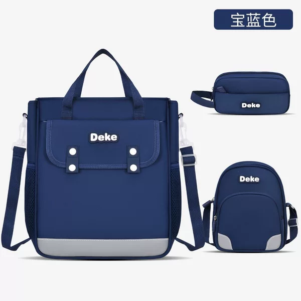 Tuition bag, elementary school student tote bag, art supplies bag, unisex children's multi-functional tutoring bag, crossbody bag