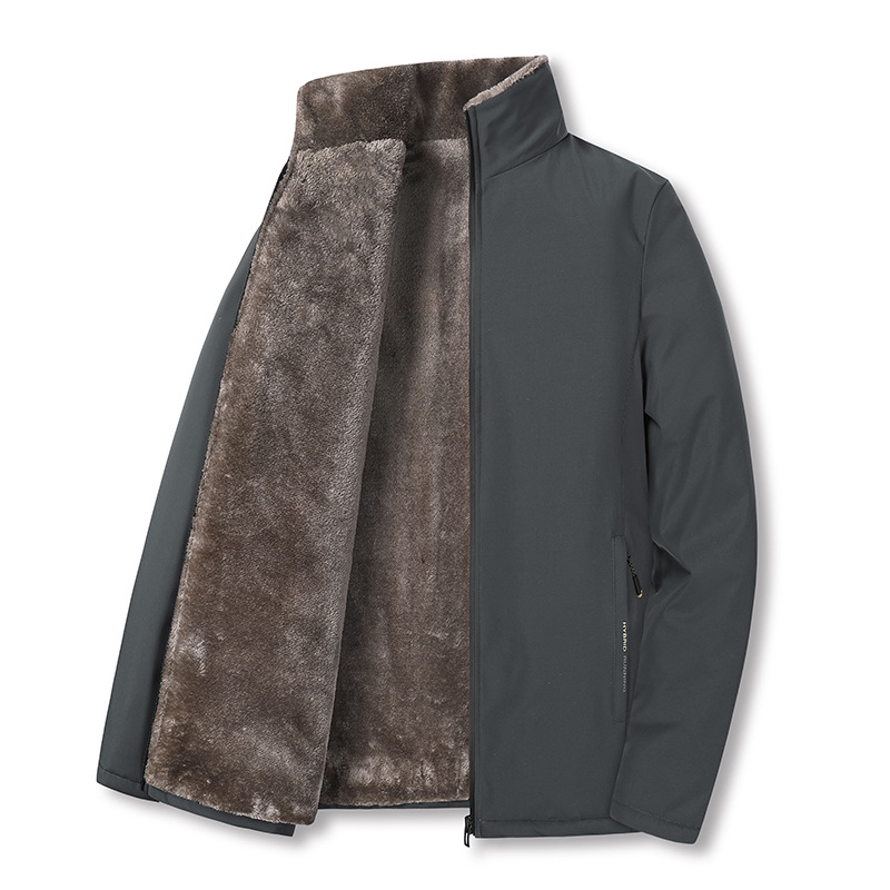Chaqueta acolchada de algodón con forro polar de invierno para hombres de papá Chaqueta acolchada de algodón de mediana edad y ancianos chaqueta acolchada de algodón engrosada chaqueta acolchada de algodón chaqueta casual hombres acolchados de algodón