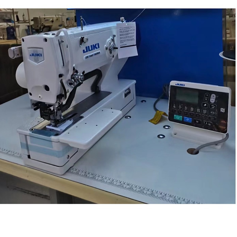 Venta al por mayor Japón juki máquina pesada LBH-1790AN computadora cabeza plana cerradura máquina recta ojo botón puerta industrial máquina de coser