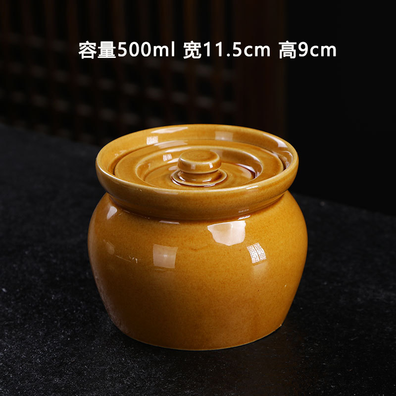 Olla guisada de azulejo - marrón