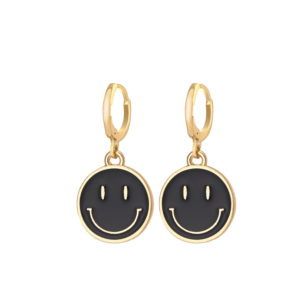 Vente En Gros Bijoux Dégoulinant Clip D&#39;oreille Smiley Multicolore Nihaojewelry display picture 17