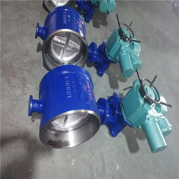 矿用电动法兰蝶阀D943H-25C DS943H-25C 双向压电动蒸汽 供暖蝶阀