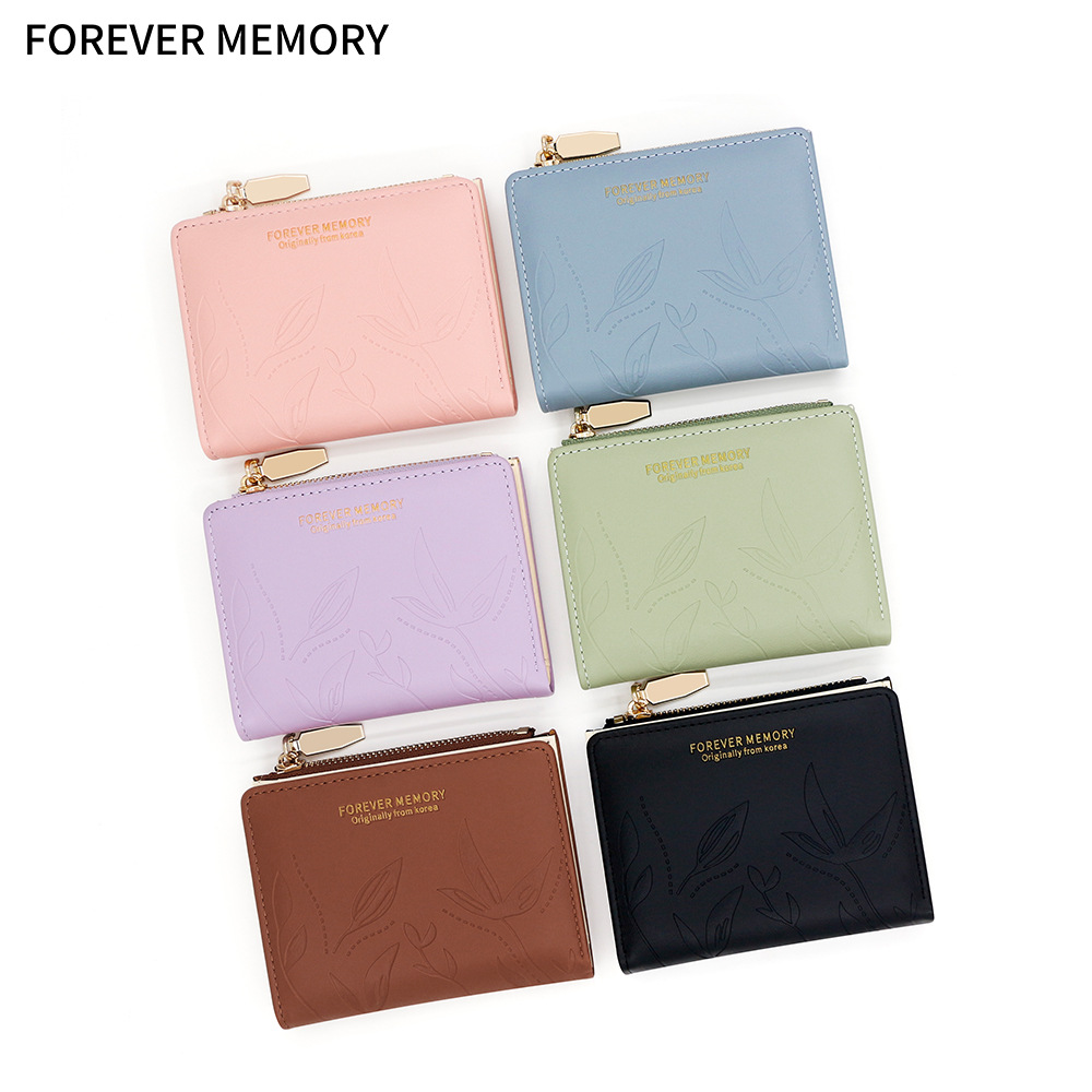 Nuevo hermoso relieve damas cartera corta lateral cremallera bolso de cambio multi tarjeta bolso de tarjetas certificados bolso de tarjetas mayorista