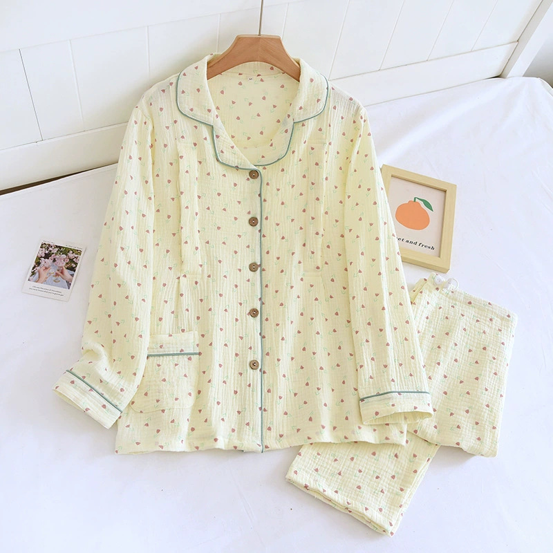 ZHY 크레이프 라펠 감금 의류--작은 튤립