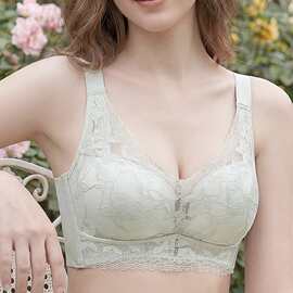 婷婷1337#聚拢透气乳弹棉文胸34-38中厚B杯集中侧收四排四扣内衣