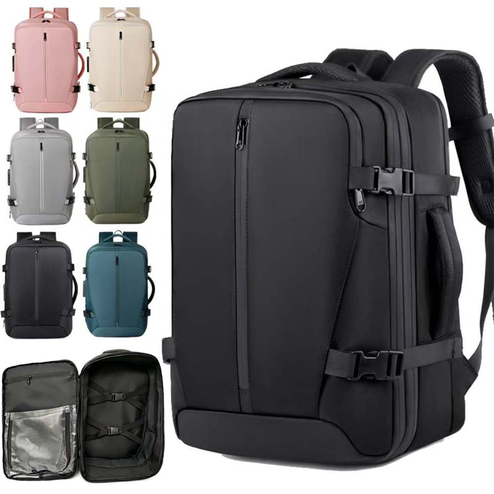 Cross-Border 2026 Large-Capacity Multi-Functional Dry and Wet Separation Independent Computer Compartment Water-Resistant Vacuum Compression Backpack