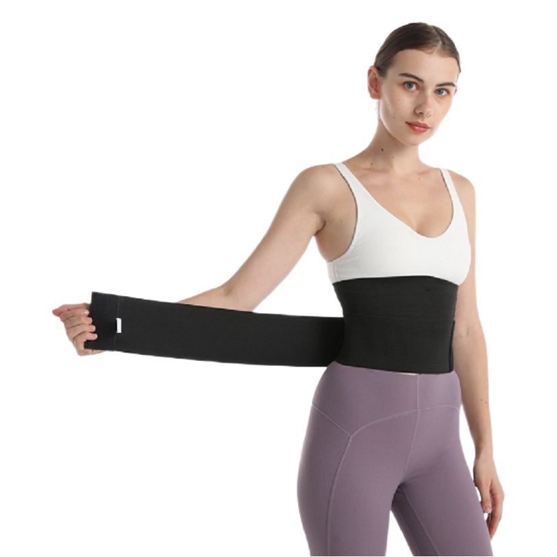 Cross-Border New Sports Girdle Yoga Fitness Corset Webbing Elastic Elastic Wrapped Abdominal Belt