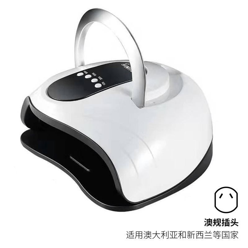 Lámpara de uñas transfronteriza 120W Lámpara de fototerapia de alta potencia Lámpara uv de secado rápido Lámpara de parrilla de uñas con inducción inteligente Máquina de uñas al por mayor