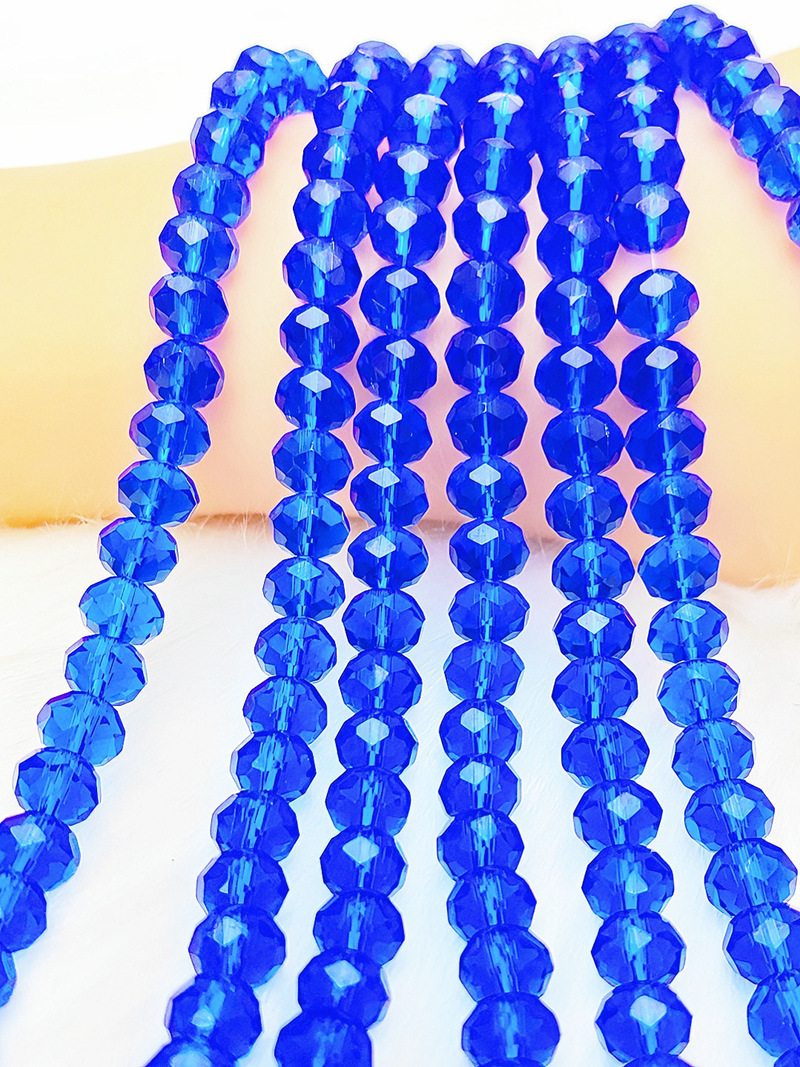 In blue