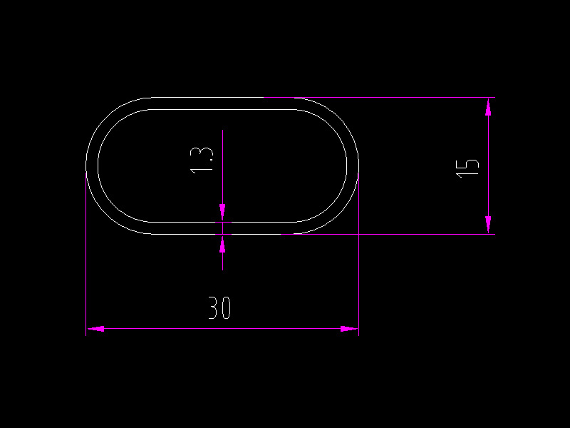 플랫타원 30X15X1.3 트루컬러 1.0m